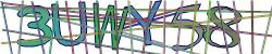 Darstellung des Captcha-Codes.