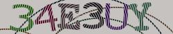 Darstellung des Captcha-Codes.