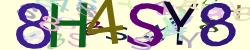 Darstellung des Captcha-Codes.