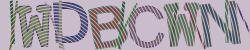 Darstellung des Captcha-Codes.
