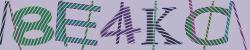 Darstellung des Captcha-Codes.