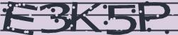 Darstellung des Captcha-Codes.