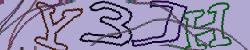 Darstellung des Captcha-Codes.