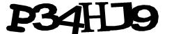 Darstellung des Captcha-Codes.
