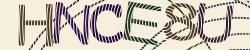 Darstellung des Captcha-Codes.