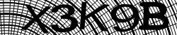 Darstellung des Captcha-Codes.