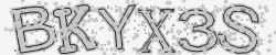 Darstellung des Captcha-Codes.