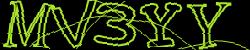 Darstellung des Captcha-Codes.