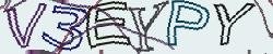 Darstellung des Captcha-Codes.